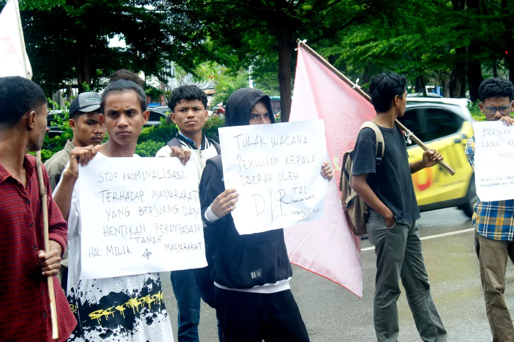 Aksi Unjuk Rasa Terkait Pendidikan di NTT